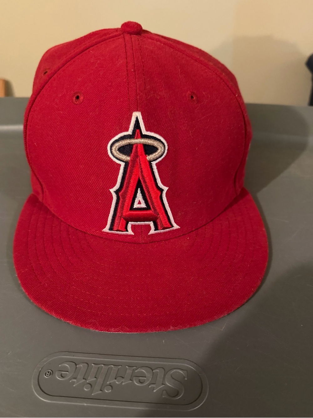 MLB Los Angeles Angels New Era Authentic 59FIFTY Snapback Hat Red